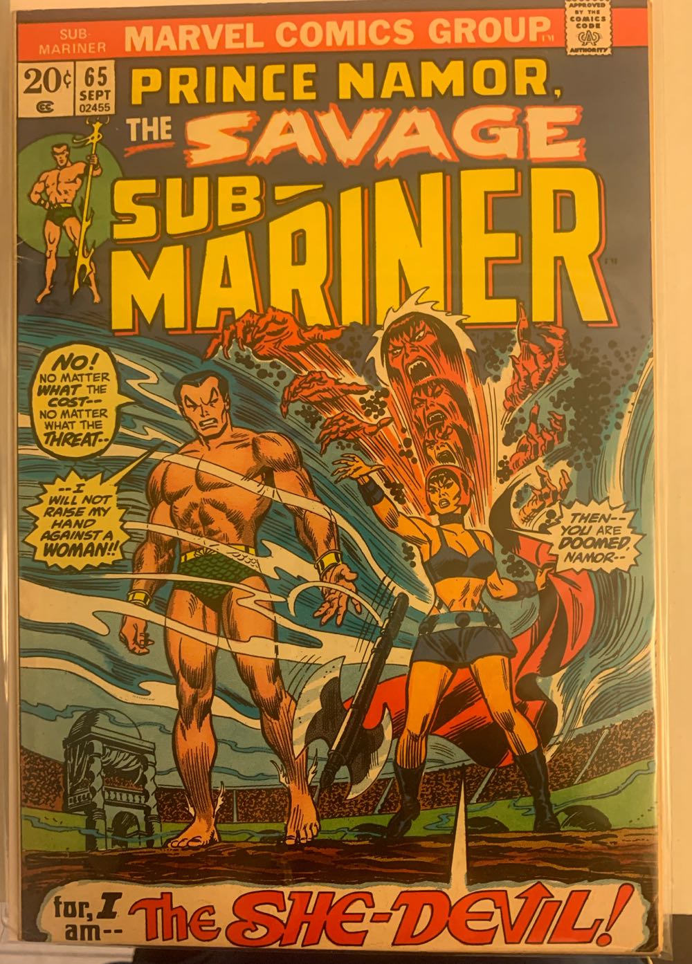 The Cry Of The She-Beast - Marvel Comics (65 - Sep 1973) comic book collectible - Main Image 3