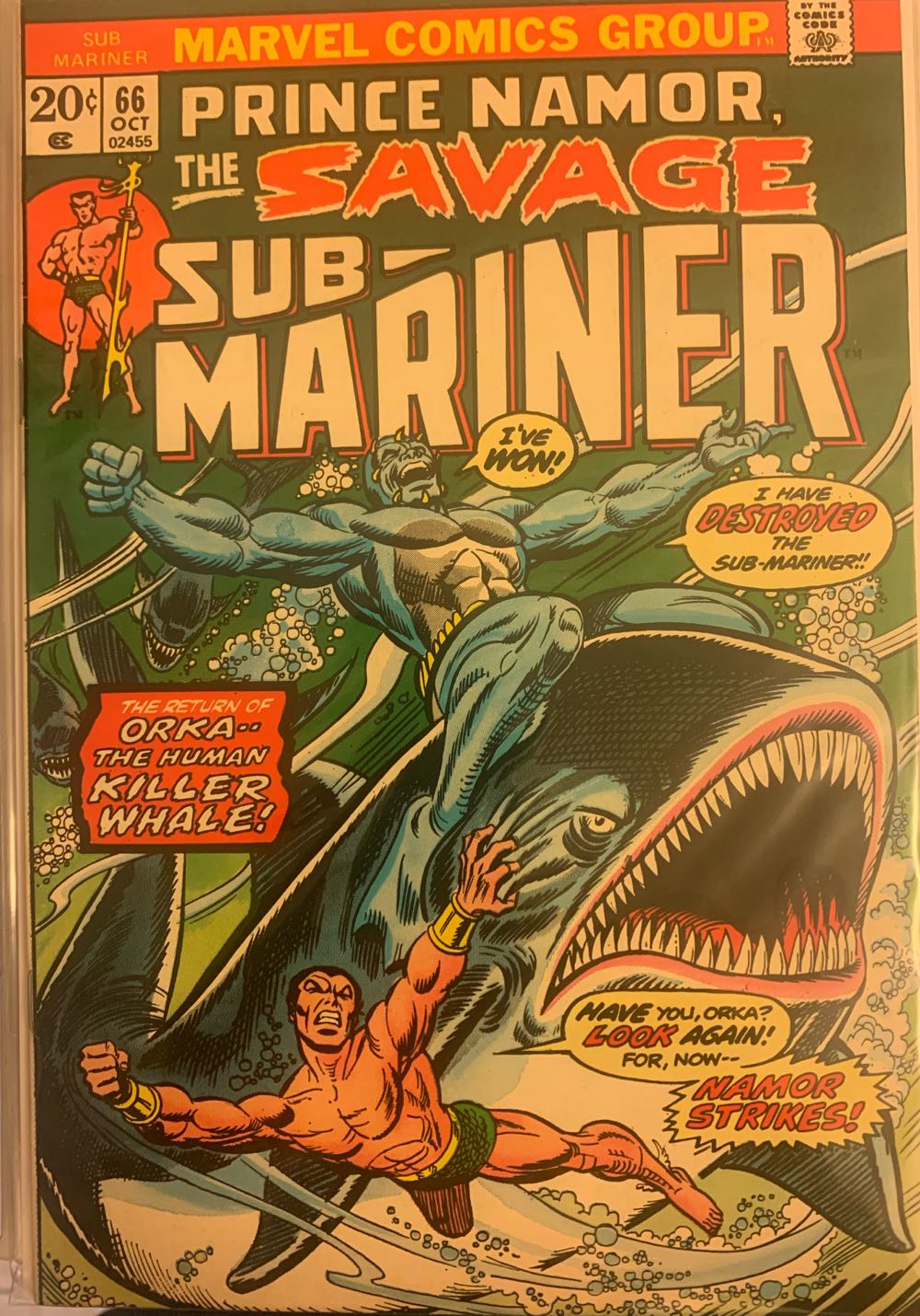Sub-mariner - Marvel Comics Group (66 - Oct 1973) comic book collectible - Main Image 4
