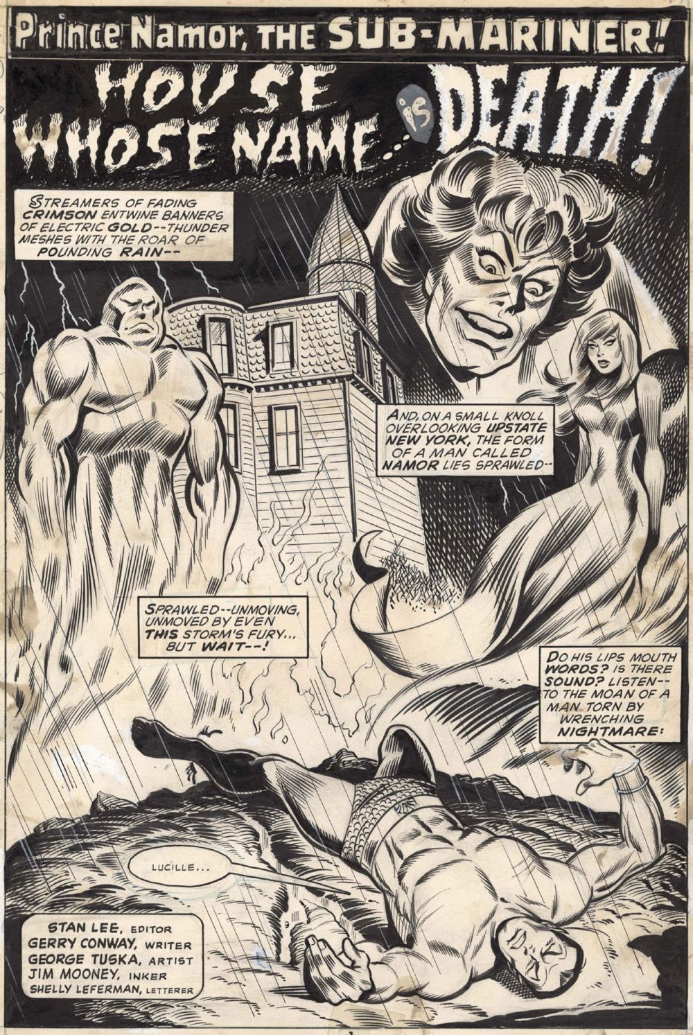 Sub-mariner - Marvel Comics Group (42 - Oct 1971) comic book collectible [Barcode 75960606022100111] - Main Image 3