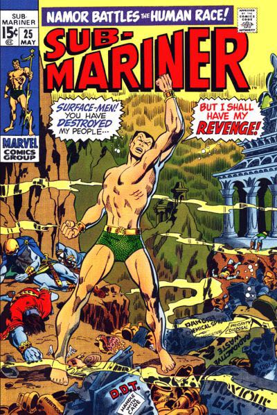 Sub-Mariner (Vol. 1) - Marvel Comics Group (25 - May 1970) comic book collectible [Barcode 75960606022100111] - Main Image 1