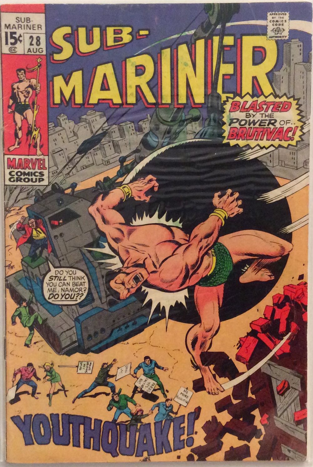 Sub-Mariner - Marvel Comics (28 - Aug 1970) comic book collectible - Main Image 3