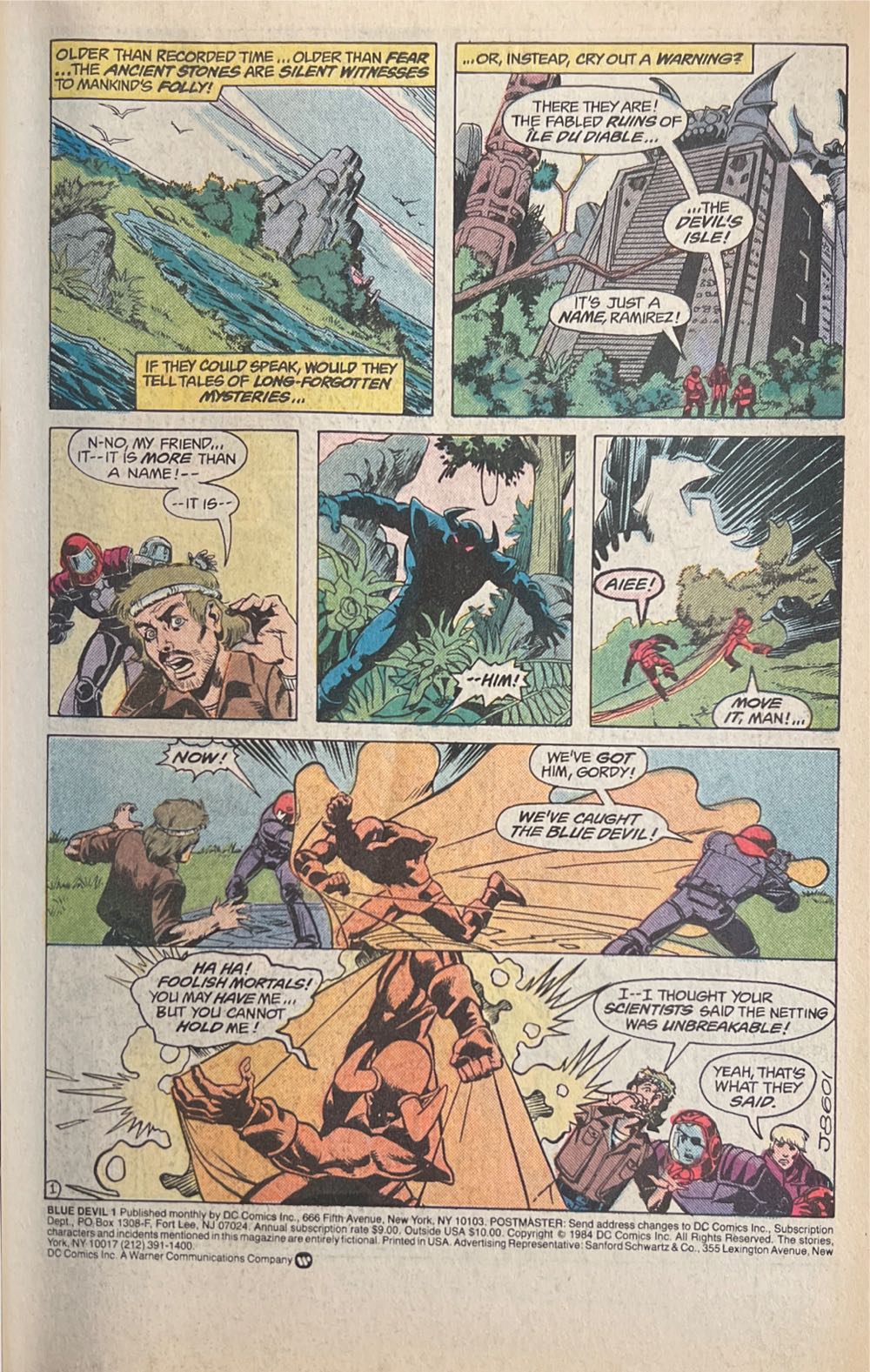 Blue Devil - DC Comics (1 - 06/1984) comic book collectible [Barcode 07098931123706] - Main Image 2