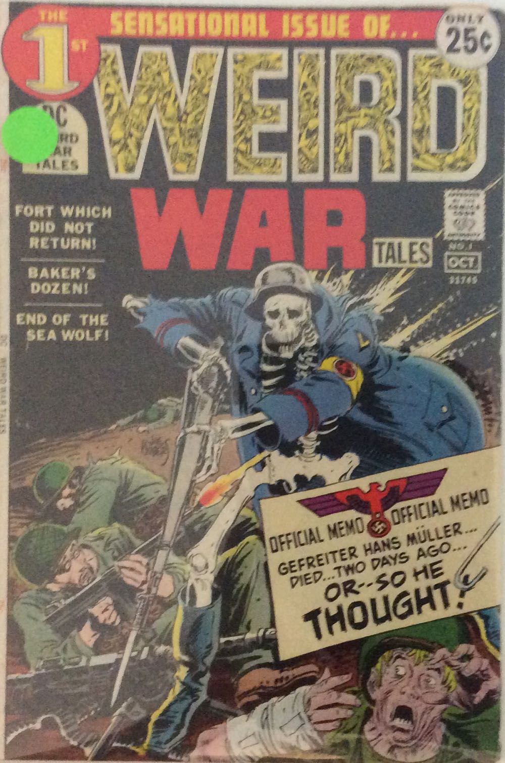 Weird War Tales - DC Comics (1 - 09/1971) comic book collectible - Main Image 3