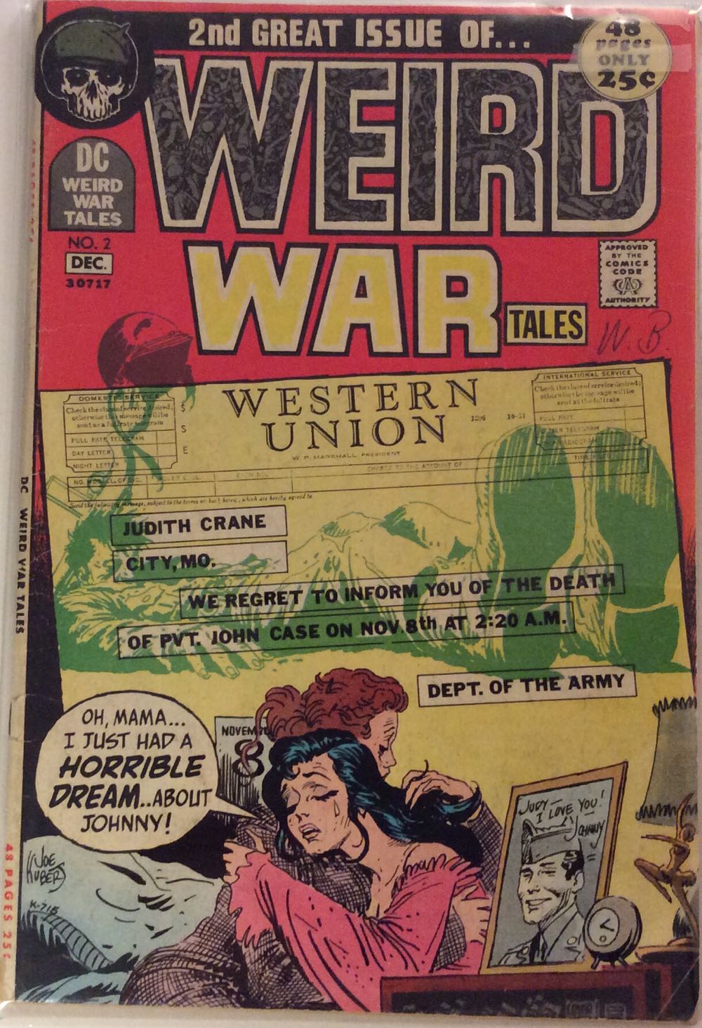 Weird War Tales - DC Comics (2 - Dec 1971) comic book collectible - Main Image 3