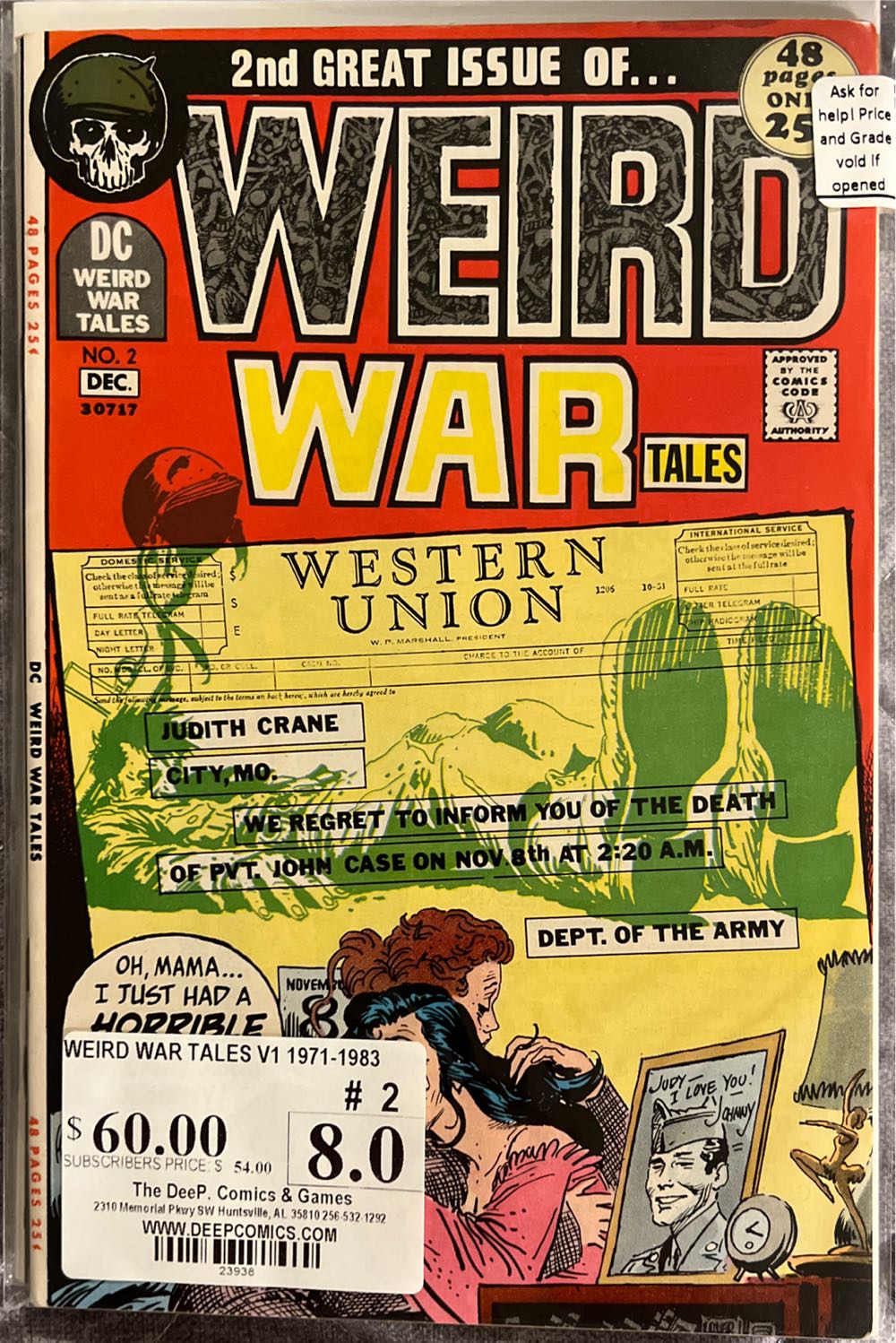 Weird War Tales - DC Comics (2 - Dec 1971) comic book collectible - Main Image 4