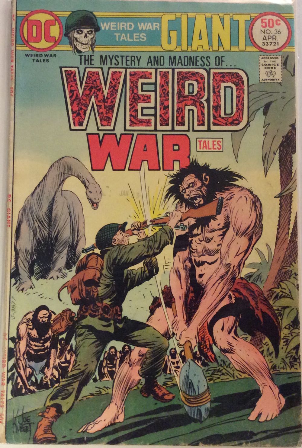 Weird War Tales - DC (Detective Comics) (36 - Apr 1975) comic book collectible [Barcode 761941296555] - Main Image 2