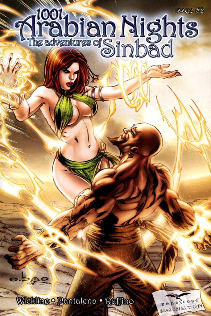 1001 Arabian Nights: Sinbad - Zenescope (0 - Apr 2008) comic book collectible [Barcode 689076350808] - Main Image 2