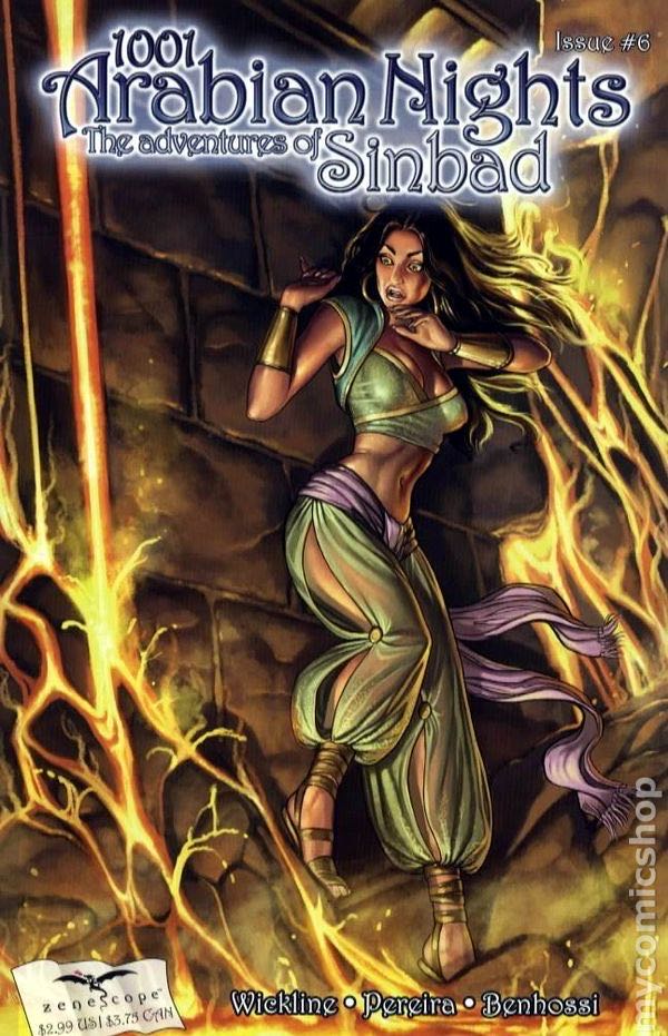 1001 Arabian Nights: The Adventures of Sinbad - Zenescope (2 - Jun 2008) comic book collectible [Barcode 689076350808] - Main Image 2