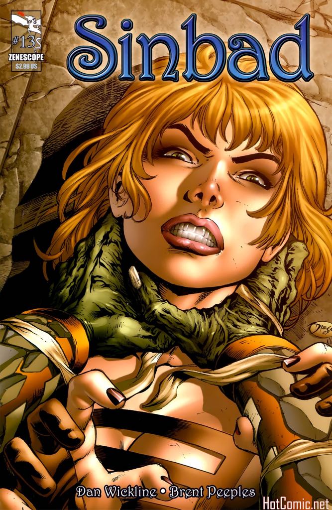 1001 Arabian Nights: The Adventures of Sinbad - Zenoscope Entertainment (3) comic book collectible [Barcode 689076350808] - Main Image 2