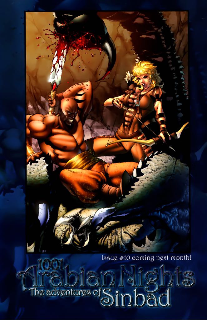 1001 Arabian Nights: The Adventures of Sinbad - Zenescope (8) comic book collectible [Barcode 689076350808] - Main Image 2