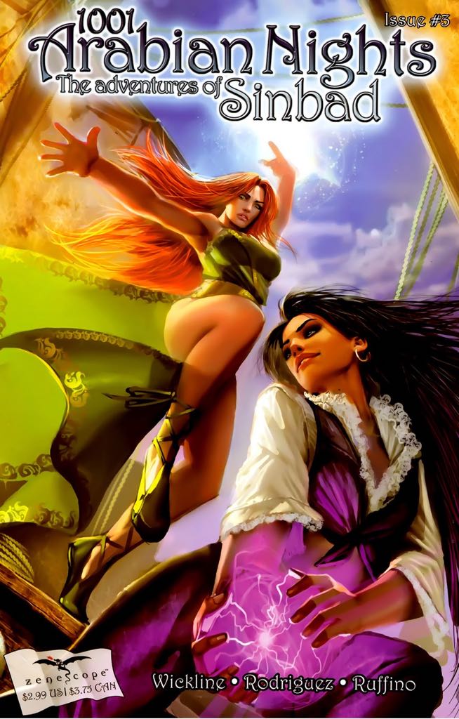1001 Arabian Nights: The Adventures of Sinbad - Zenescope (9) comic book collectible [Barcode 689076350808] - Main Image 2