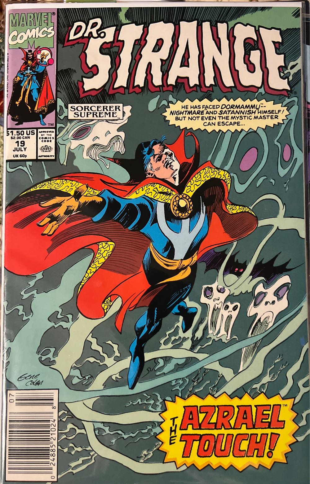 Doctor Strange: Sorcerer Supreme - Marvel Comics (19 - Jul 1990) comic book collectible [Barcode 024885210248] - Main Image 2