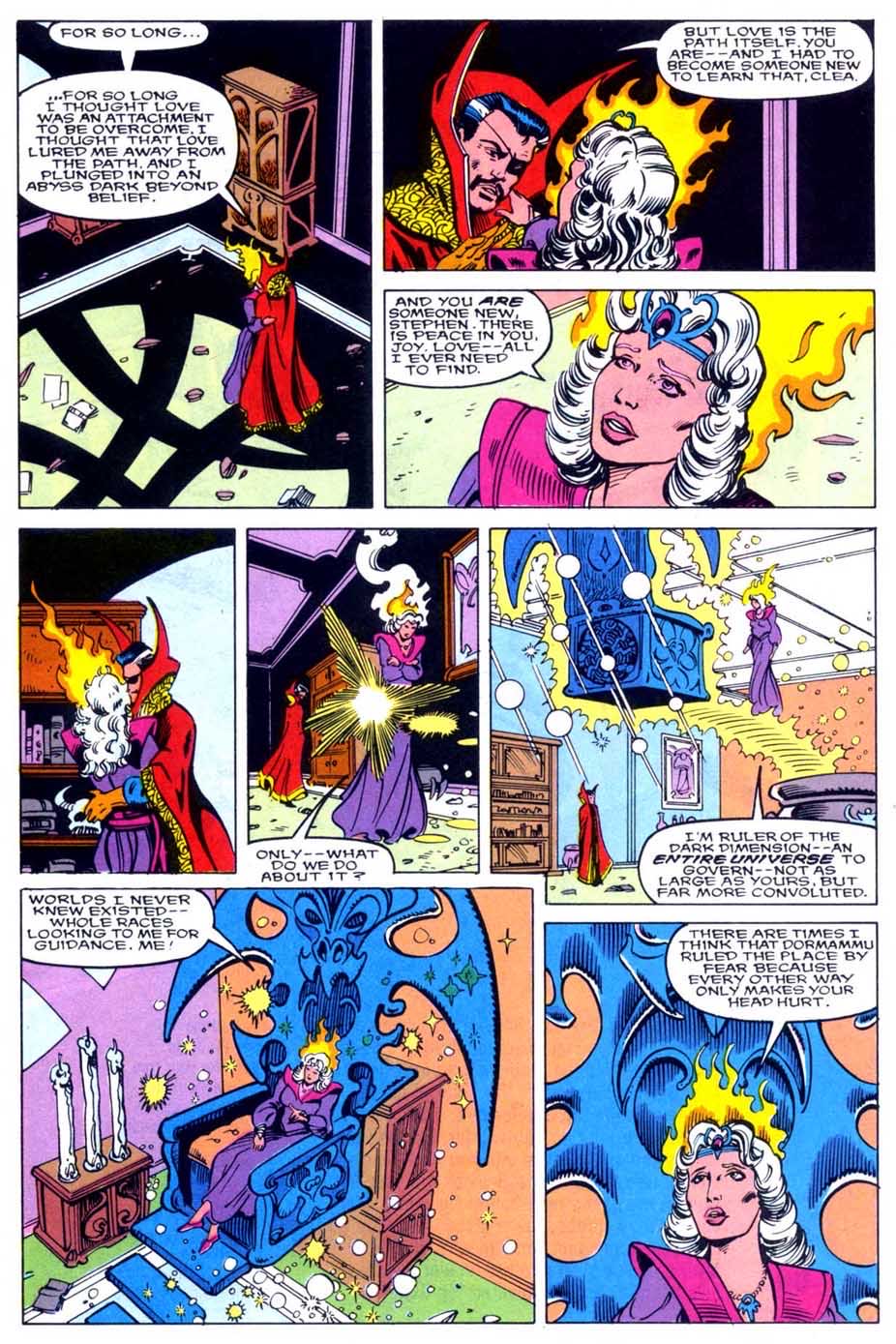 Dr. Strange - Marvel Comics (03 - Mar 1989) comic book collectible [Barcode 02488521024803] - Main Image 4