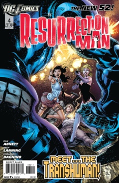 Resurrection Man - DC Comics (4 - Feb 2012) comic book collectible [Barcode 761941305172] - Main Image 1