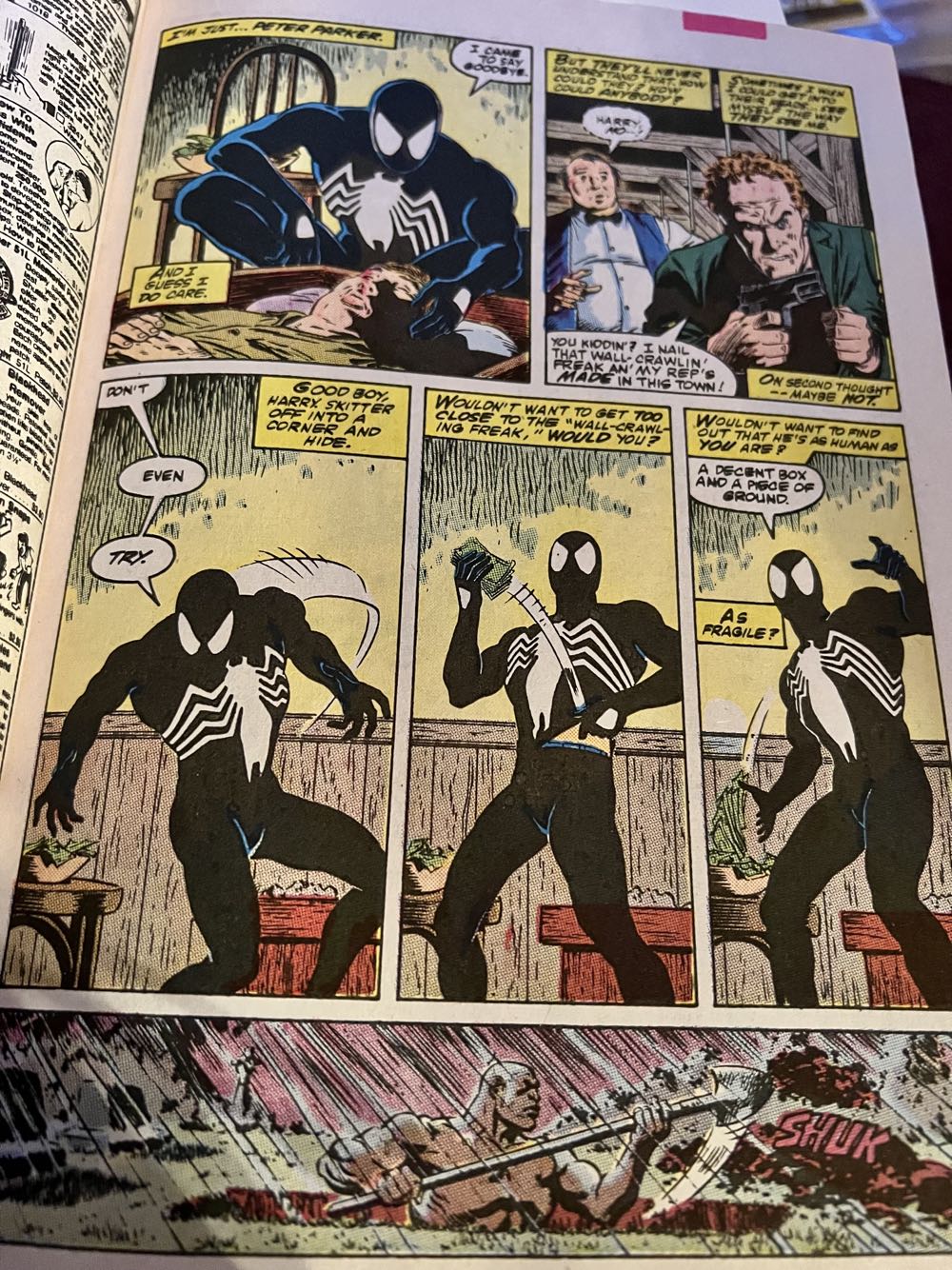 Web Of Spider-Man - Marvel Comics (31 - Oct 1987) comic book collectible [Barcode 071486025270] - Main Image 3