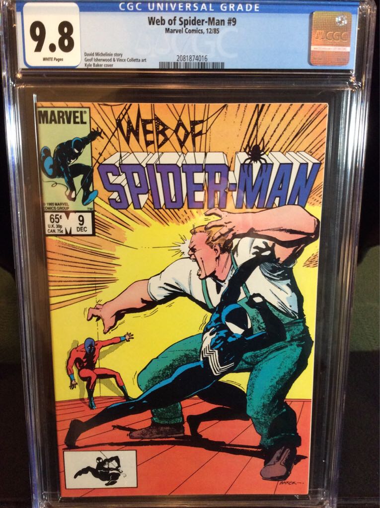 Web Of Spider-Man - Marvel Comics (9 - Dec 1985) comic book collectible [Barcode 321654987] - Main Image 2