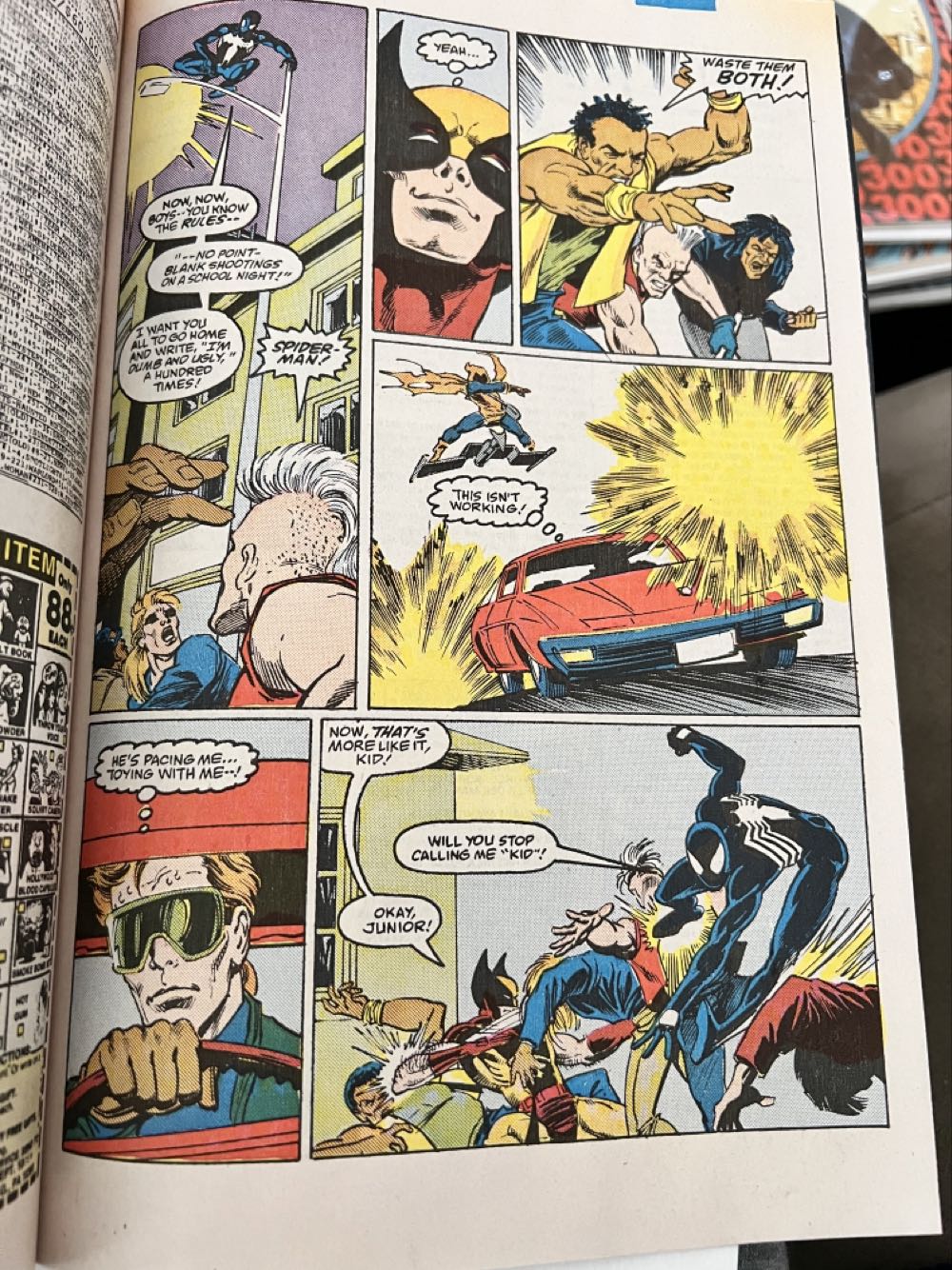 Web Of Spider-Man  #19 - Marvel (19 - Oct 1986) comic book collectible [Barcode 321654987] - Main Image 3