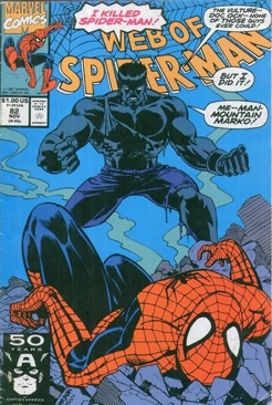 Spider Man Web Of - Marvel Comics (82 - Nov 1991) comic book collectible - Main Image 1