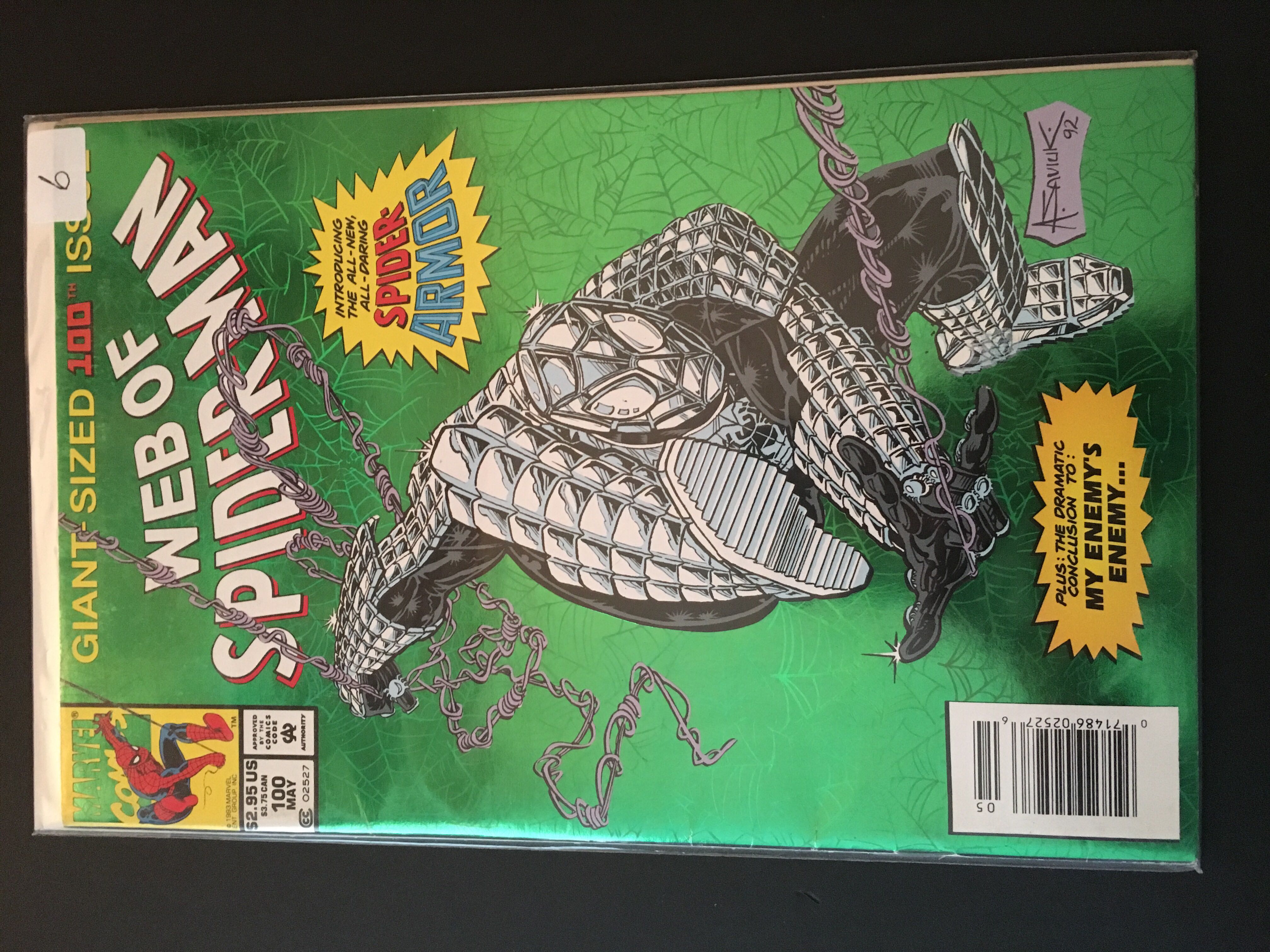 Web Of Spider-man - Marvel (100 - May 1993) comic book collectible [Barcode 009281025276] - Main Image 3