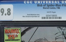 Web of Spider-Man - Marvel (16 - Jul 1986) comic book collectible [Barcode 071486025276] - Main Image 4