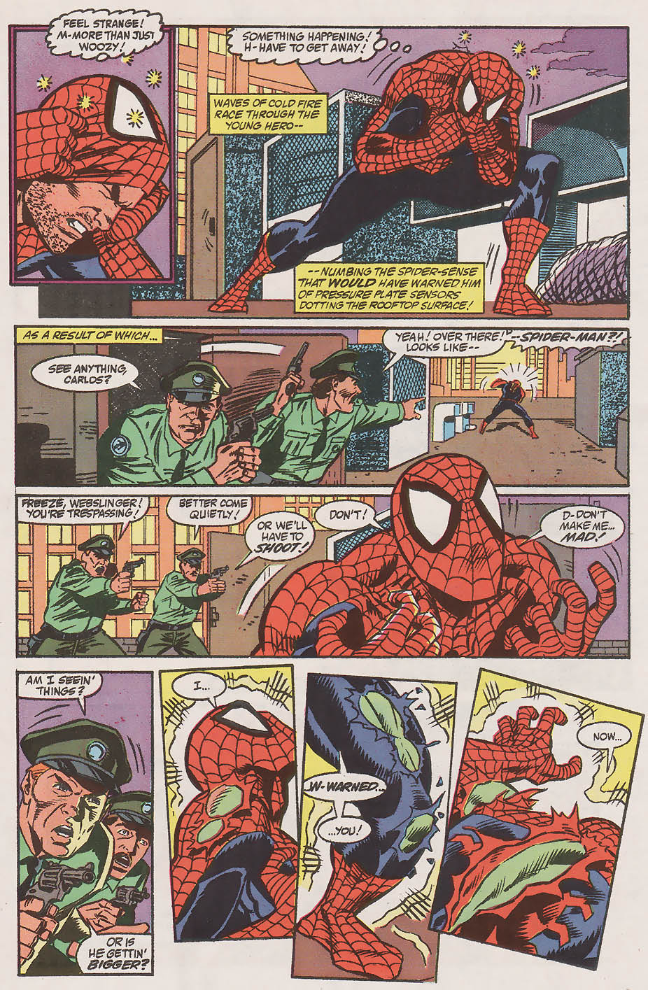 Web Of Spider-man - Marvel Comics (8 - Nov 1985) comic book collectible [Barcode 000000000] - Main Image 4