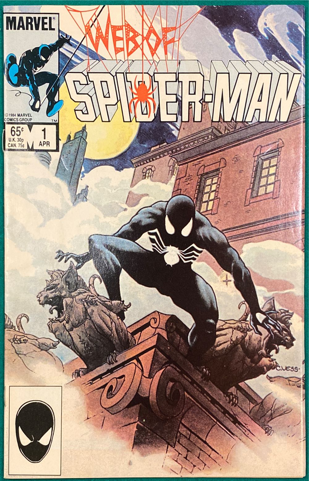 Web Of Spider-man - Marvel Comics Group (1 - Apr 1985) comic book collectible [Barcode 759606025275] - Main Image 3