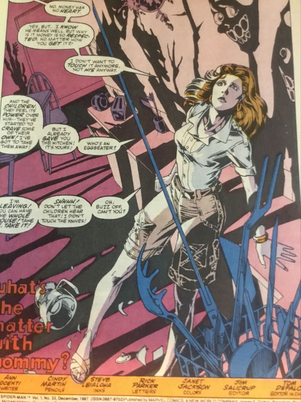 Web Of Spider-Man  #33 - Marvel (33 - 12/1987) comic book collectible - Main Image 2