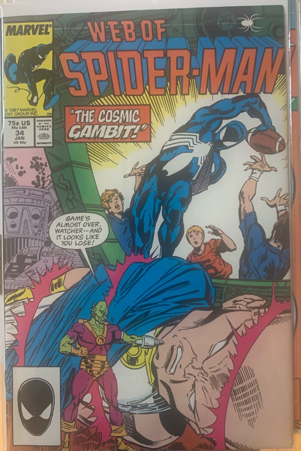 Web Of Spider-Man - Marvel (34 - 01/1988) comic book collectible - Main Image 2