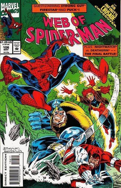 Web Of Spider-man - Marvel Comics (106 - 11/1993) comic book collectible - Main Image 1