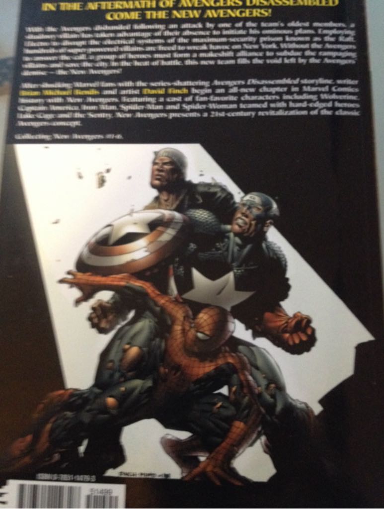 The New Avengers Vol. 1: Breakout - Marvel (#1-6) comic book collectible [Barcode 9780785114796] - Main Image 2