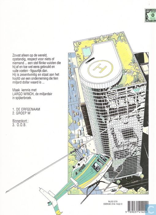 Largo Winch - 02 - Groep W - Spotlight Dupuis (2 - Aug 2018) comic book collectible [Barcode 9789031414567] - Main Image 2