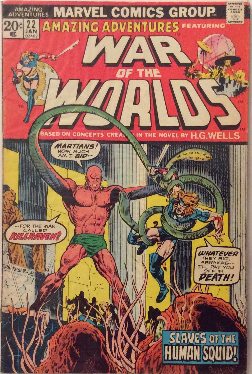 Amazing Adventures - Marvel Comics Group (22 - Jan 1974) comic book collectible - Main Image 2