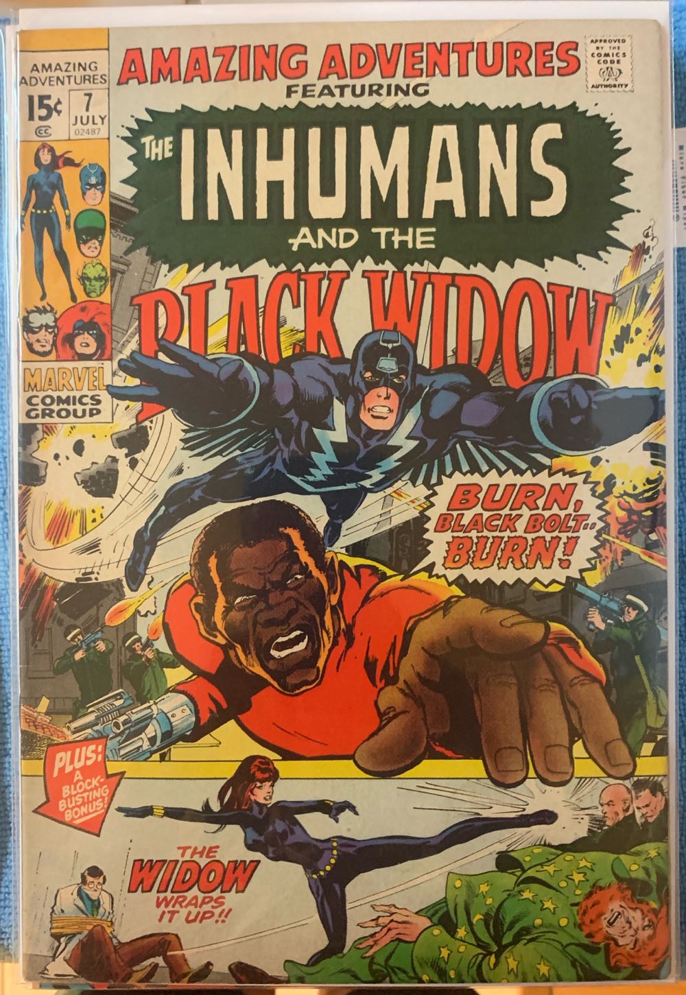 Amazing Adventures✅ - Marvel Comics Group (7 - Jul 1971) comic book collectible - Main Image 3