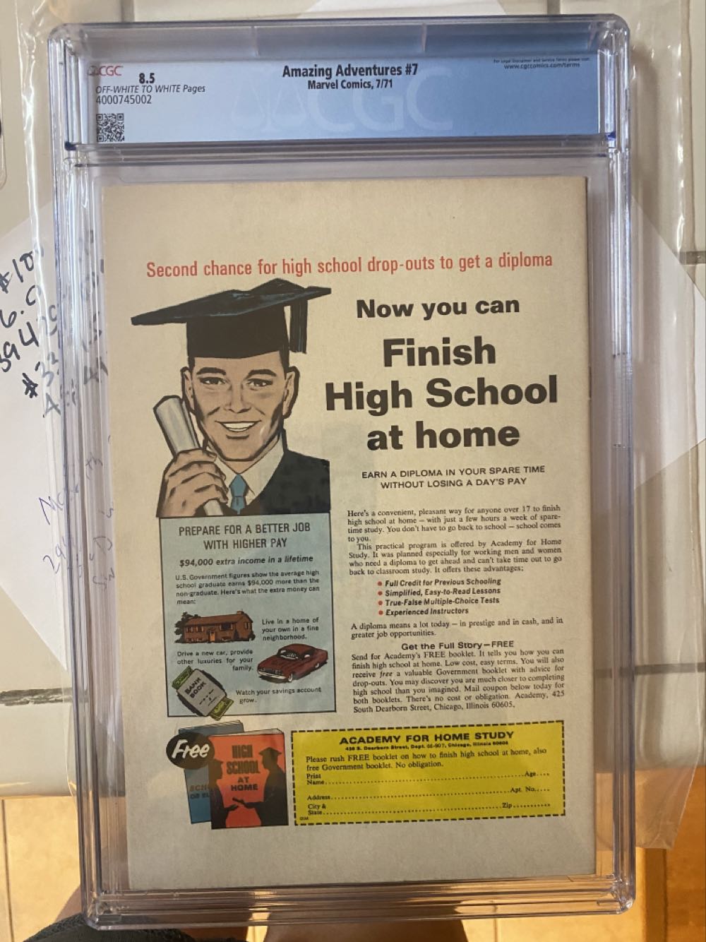 Amazing Adventures✅ - Marvel Comics Group (7 - Jul 1971) comic book collectible - Main Image 4