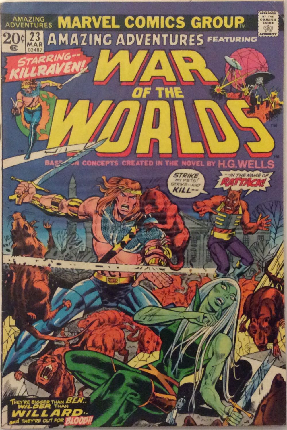 Amazing Adventures - Marvel Comics (23 - 03/1974) comic book collectible - Main Image 3