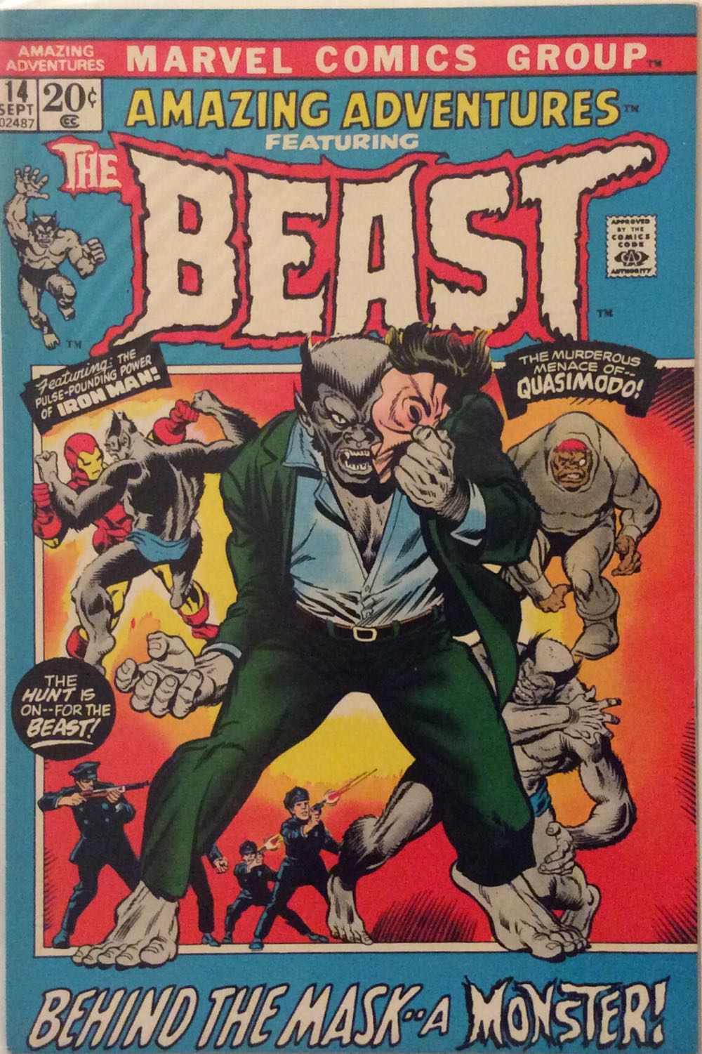 Amazing Adventures - Marvel Comcs (14 - 09/1972) comic book collectible - Main Image 2