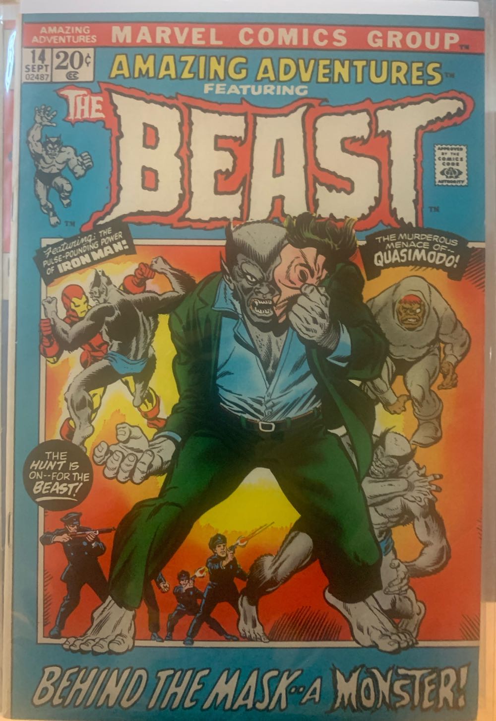 Amazing Adventures - Marvel Comcs (14 - 09/1972) comic book collectible - Main Image 3