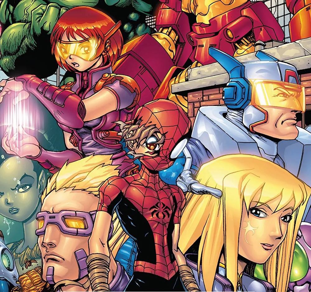 Marvel Mangaverse - Marvel Comics (6 - Nov 2002) comic book collectible [Barcode 75960605296700611] - Main Image 4