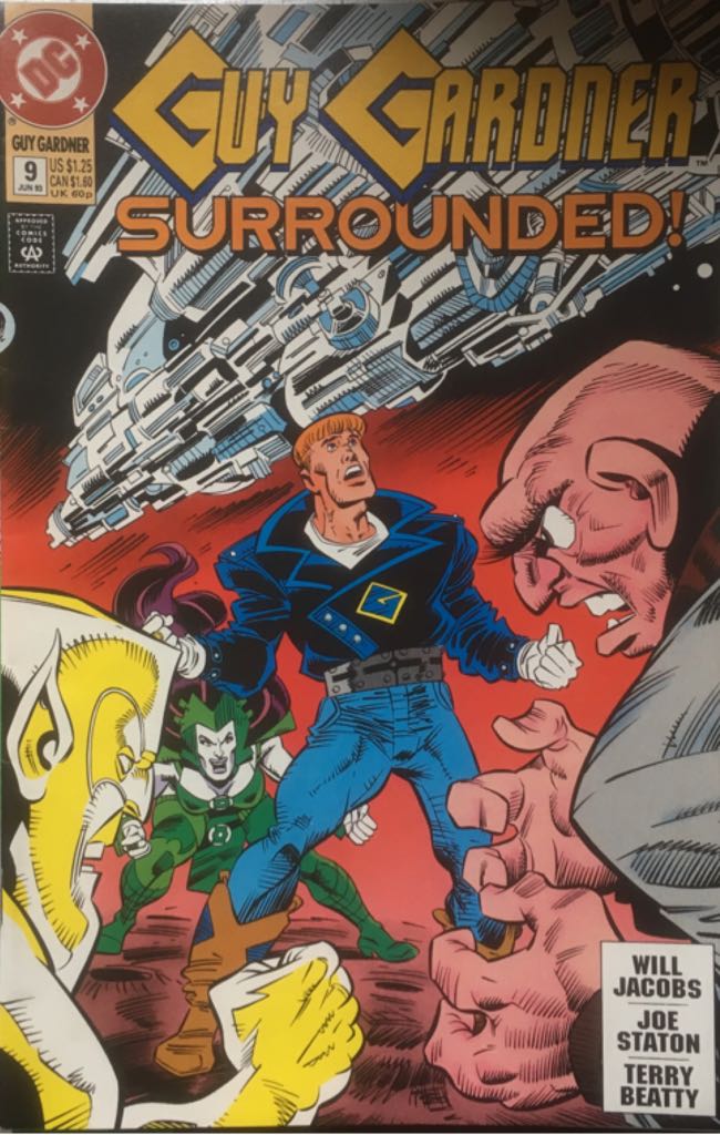 Guy Gardner - DC (9 - Jun 1993) comic book collectible [Barcode 761941200286] - Main Image 1