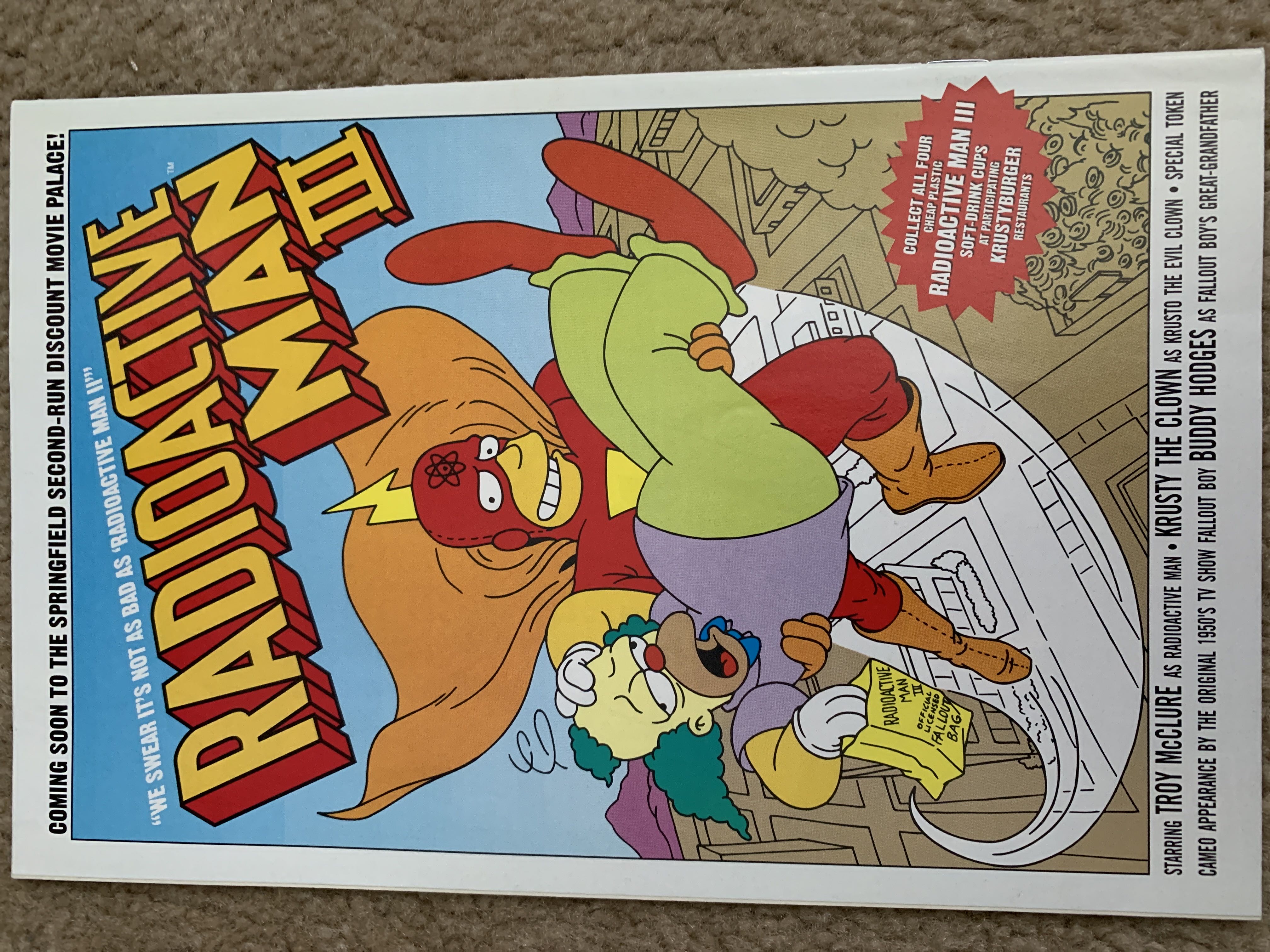 Radioactive Man - Bongo Comics Group (412 - Oct 1980) comic book collectible [Barcode 071486028635] - Main Image 2