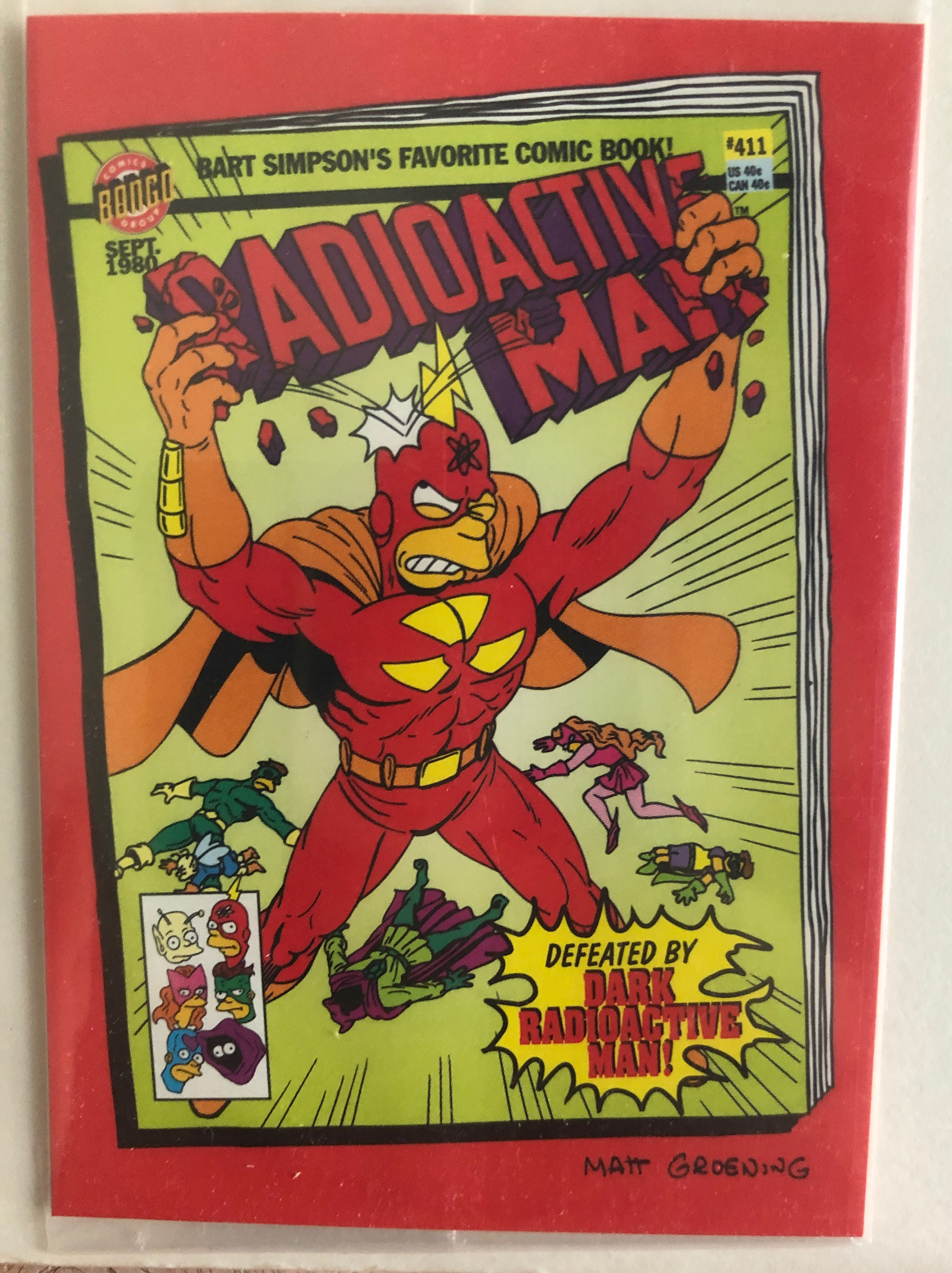 Radioactive Man - Bongo Comics Group (412 - Oct 1980) comic book collectible [Barcode 071486028635] - Main Image 3