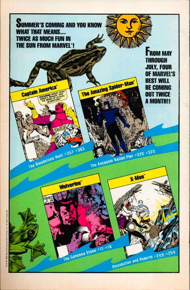 Marc Spector: Moon Knight Vol 1 - Marvel Comics (4 - Sep 1989) comic book collectible [Barcode 024885211115] - Main Image 2