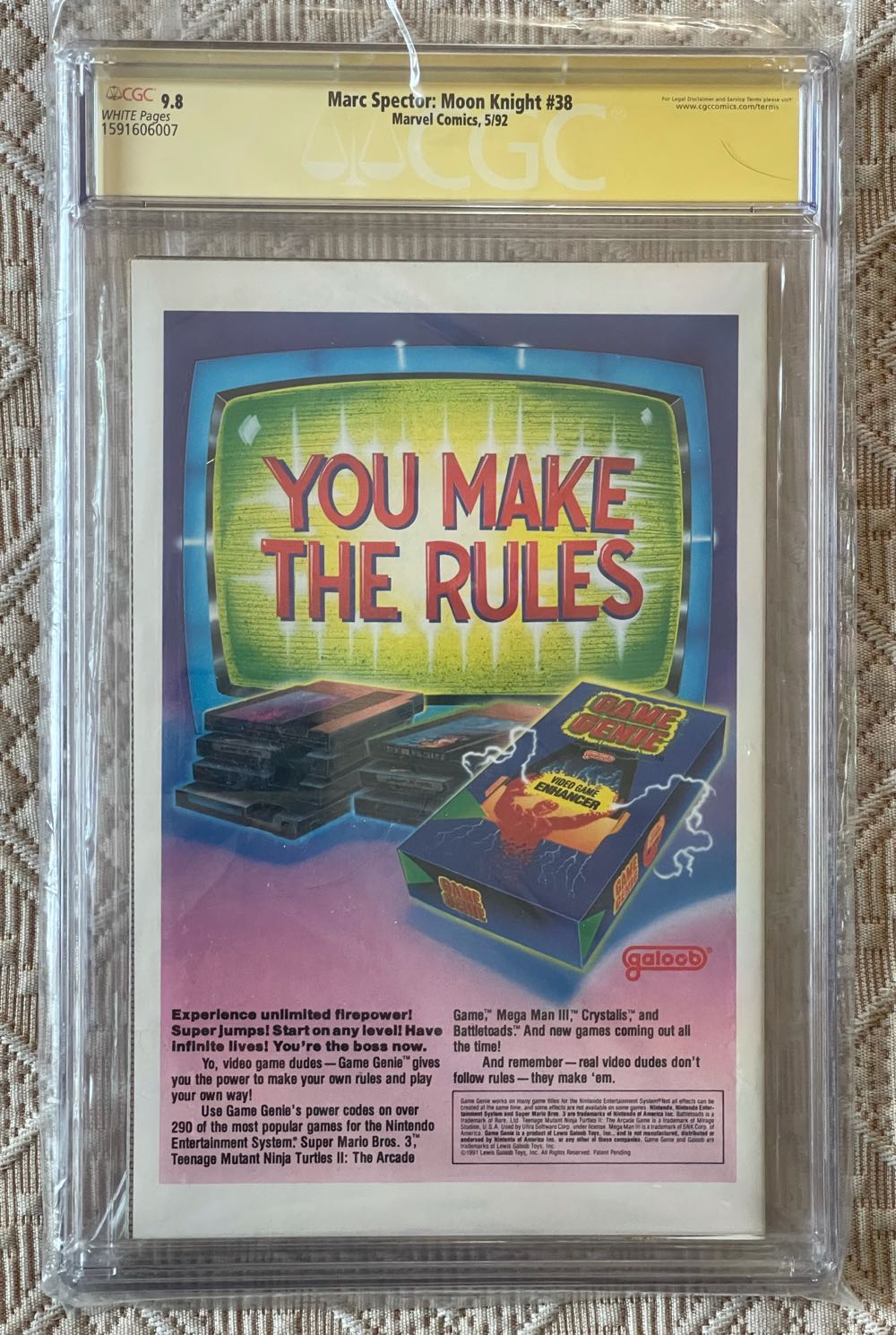 Marc Spector: Moon Knight (1989) - Marvel Comics (38 - May 1992) comic book collectible [Barcode 024885211115] - Main Image 2