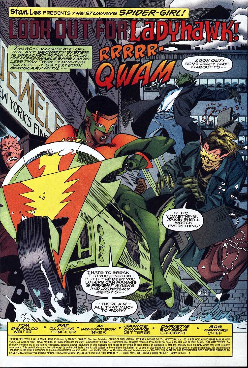 Spider-Girl - Marvel Comics (6 - Mar 1999) comic book collectible [Barcode 759606035038] - Main Image 2