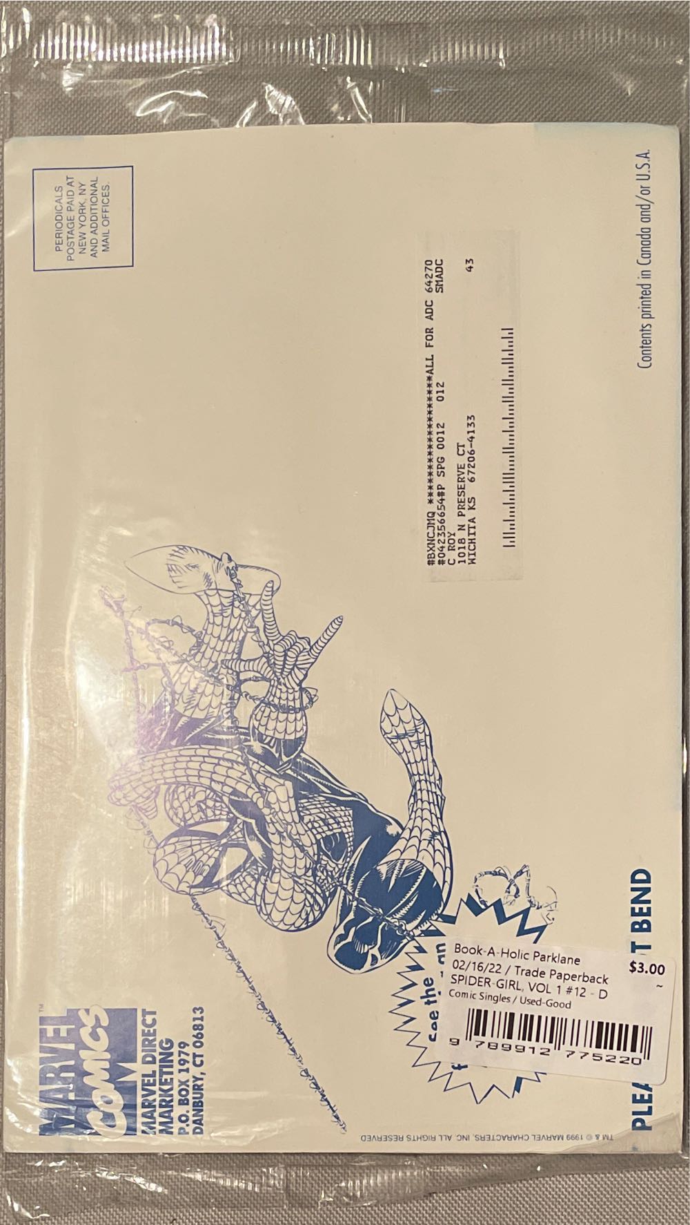 Spider-Girl - Marvel Comics (12 - Oct 1999) comic book collectible [Barcode 75960603503801211] - Main Image 2