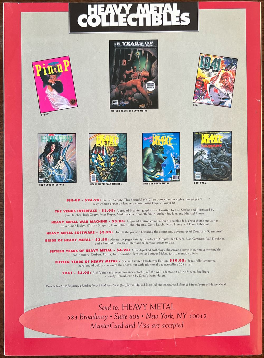 Heavy Metal - Metal Mammoth (1 - Mar 1994) comic book collectible [Barcode 070989365872] - Main Image 2