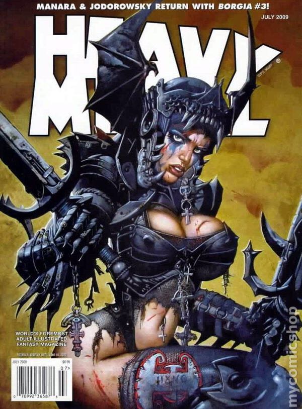 Heavy Metal  (4) comic book collectible [Barcode 070992365876] - Main Image 1