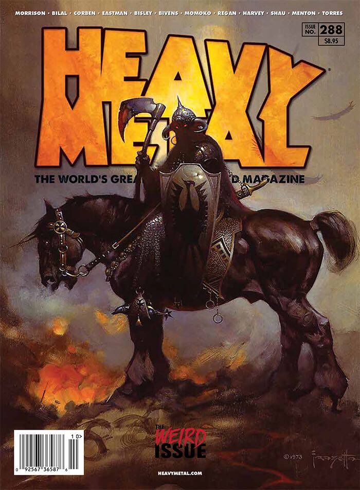 Heavy Metal - Heavy Metal Communications, Inc. (288) comic book collectible [Barcode 070989365872] - Main Image 1