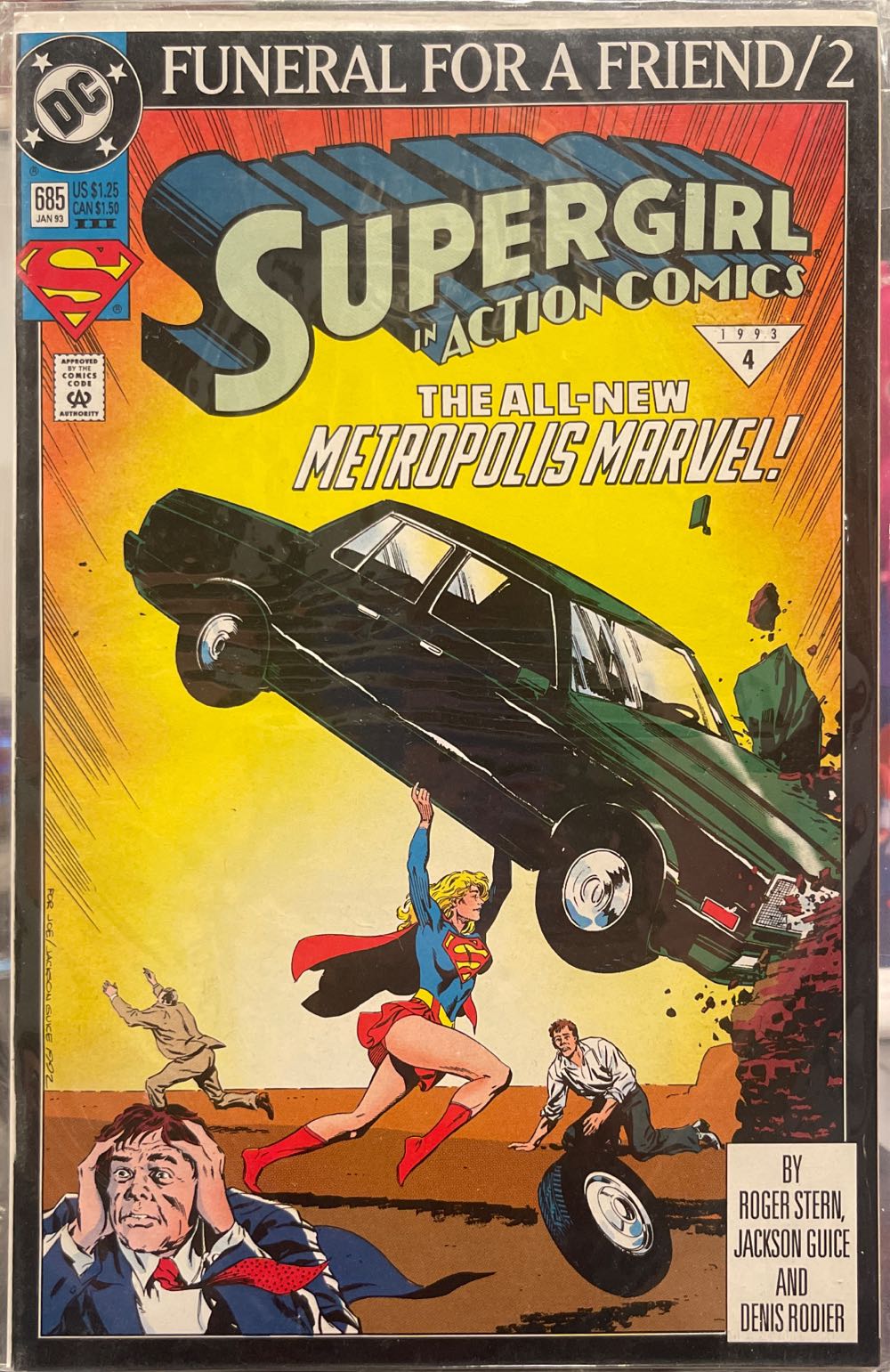 Action Comics - DC Comics (685 - Jan 1993) comic book collectible [Barcode 761941200019] - Main Image 3