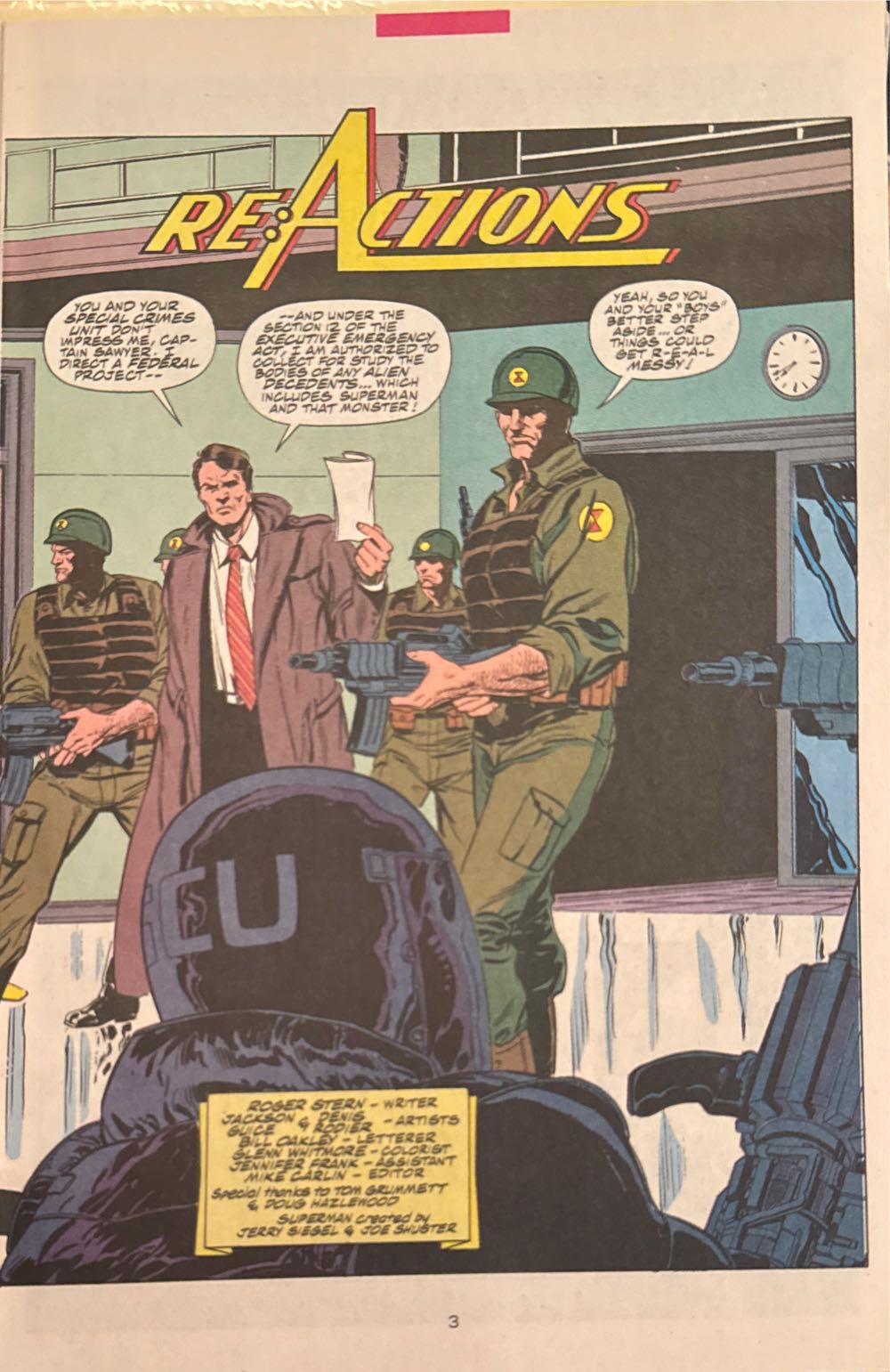 Action Comics - DC Comics (685 - Jan 1993) comic book collectible [Barcode 07099230410301] - Main Image 3